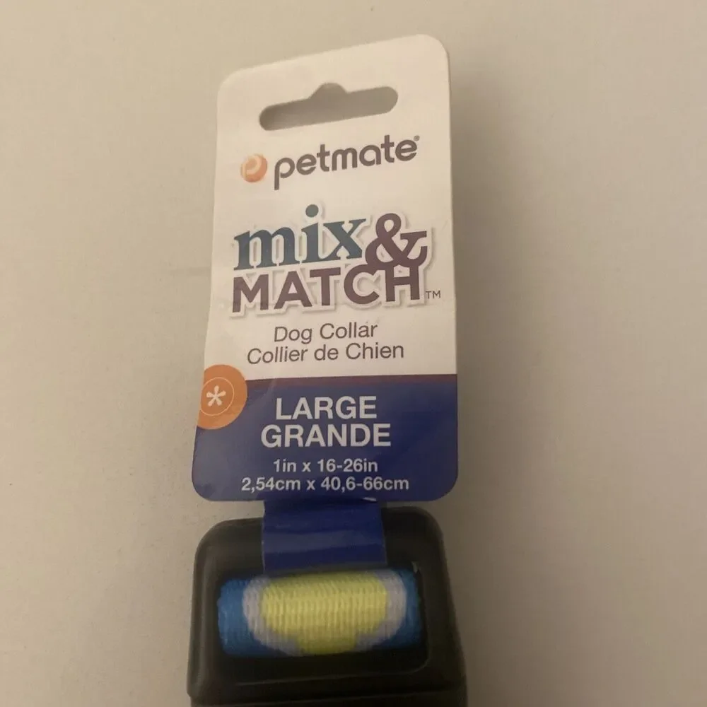 Petmate Large Dog Collar - 1 in x 16-26 in - New With Tags